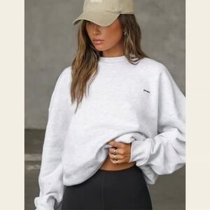 Joah Brown Light Gray Sweatshirt